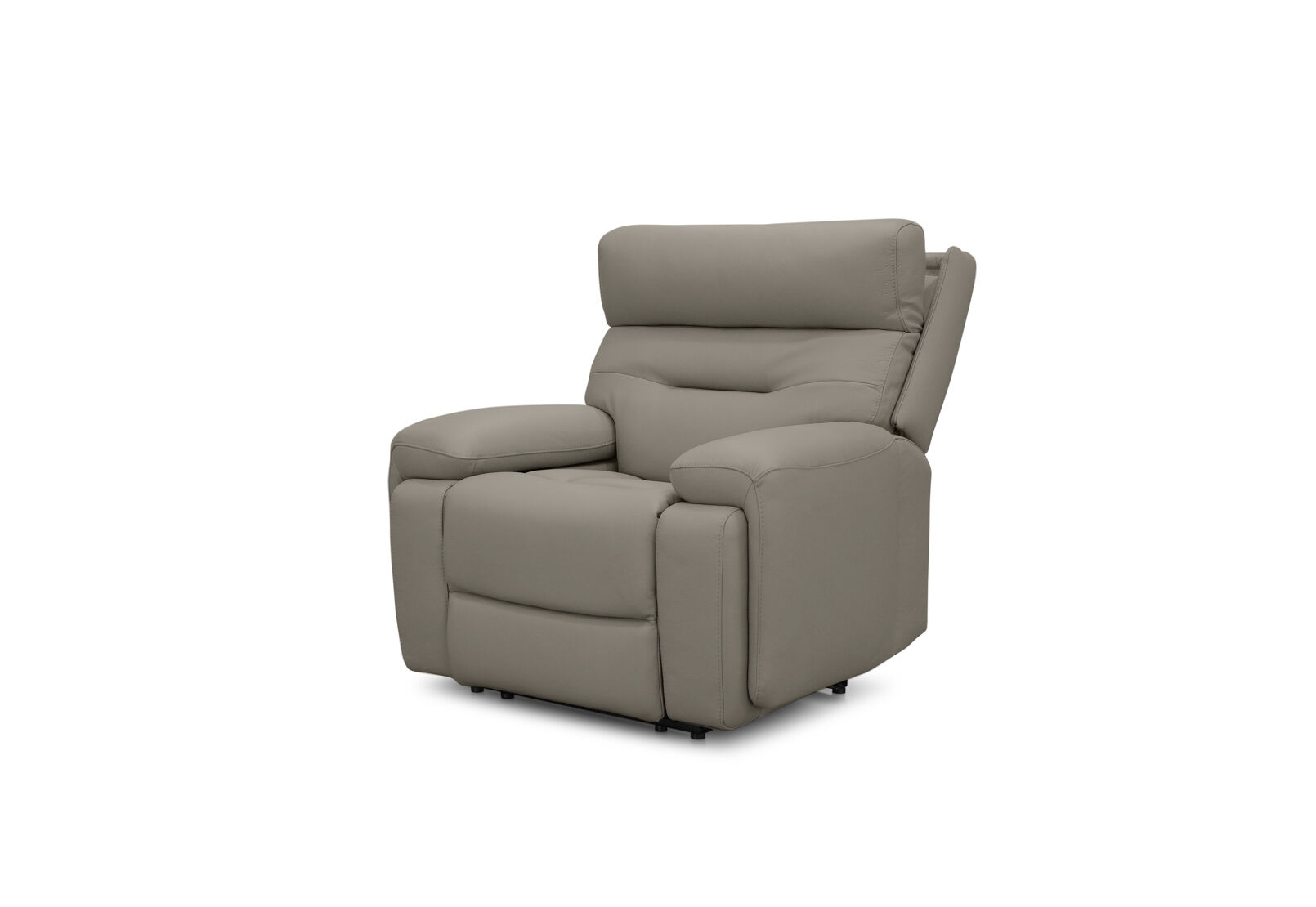 HOLLYWOOD LEATHER - Media Electric Recliner HOLLYWOOD LEATHER
