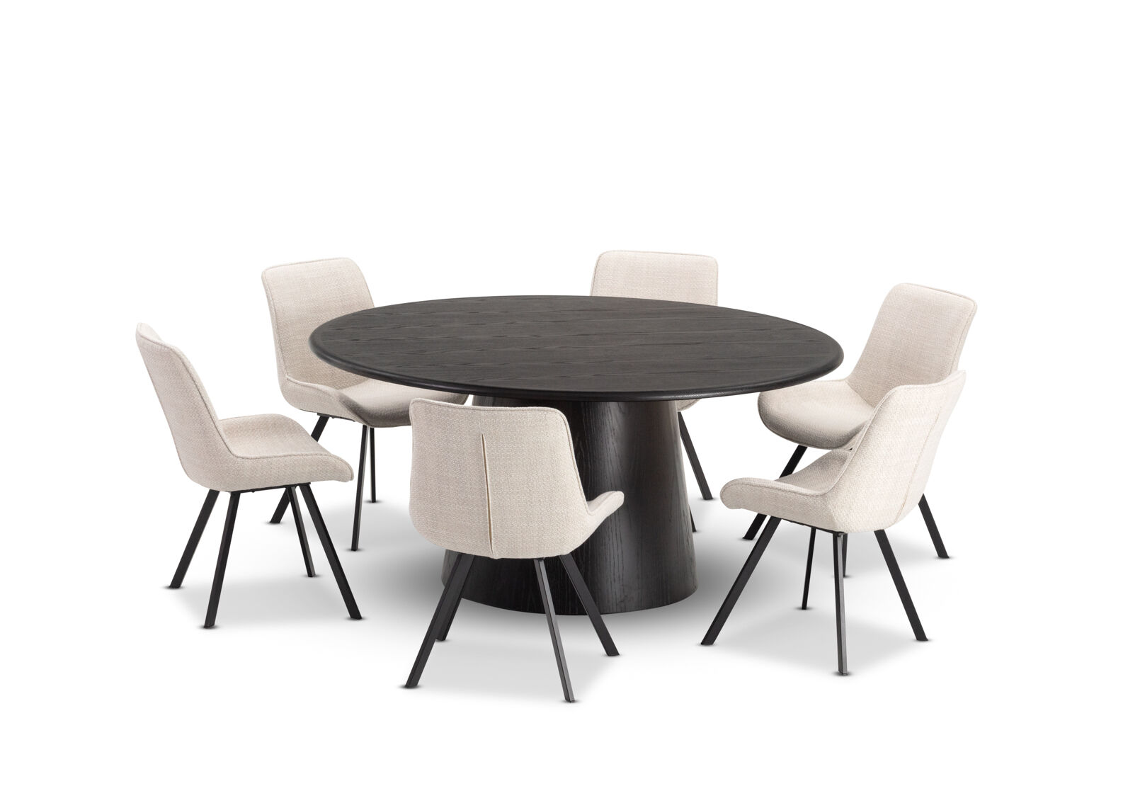 THANOS - 7 Piece Dining Suite with Vesta Chairs THANOS