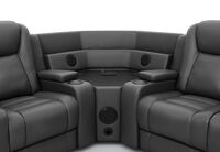 SENTINAL MK2 LEATHER - 5 Piece Corner with LHF Console SENTINAL MK2 LEATHER