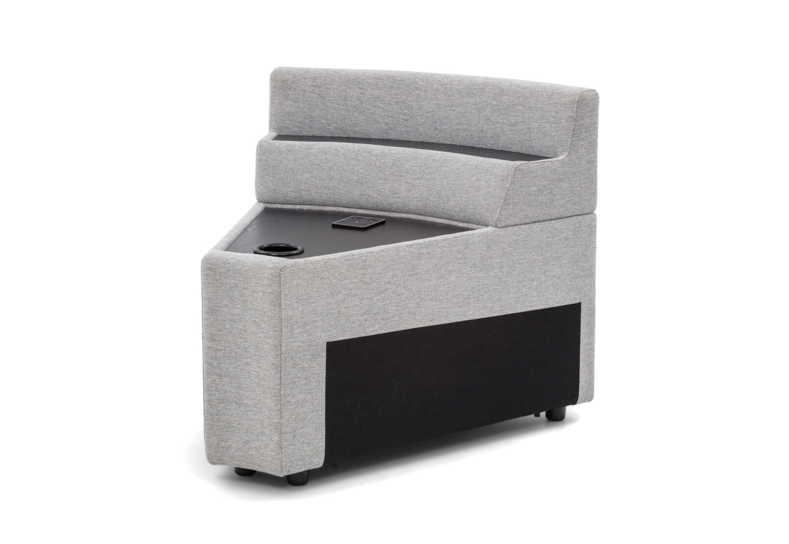 ELISEO FABRIC - 4 Seater Corner RHF Chaise with Console ELISEO FABRIC