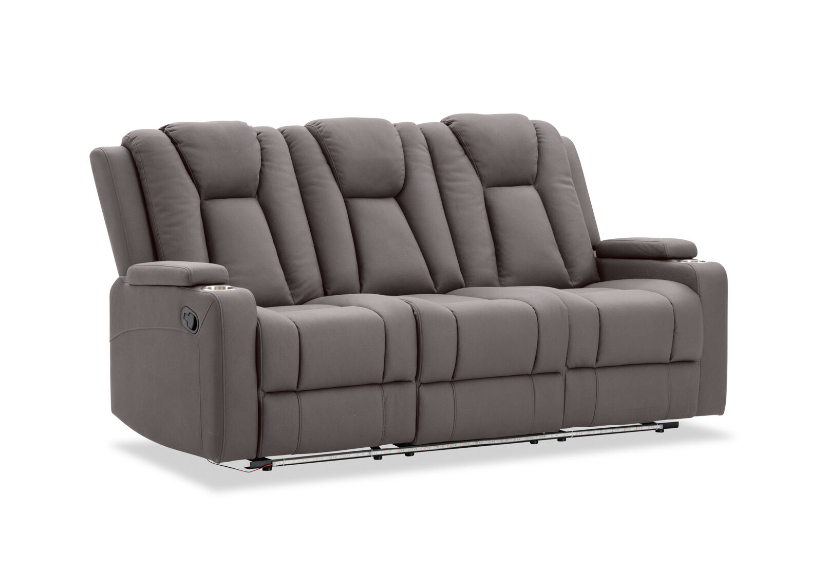 TRAVIS FABRIC - 3 Seater with Recliners TRAVIS FABRIC