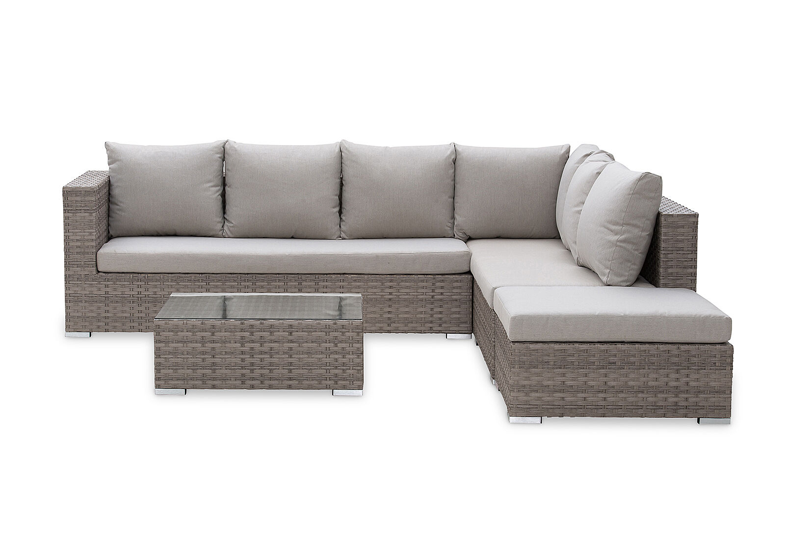 BARBOSA - 4 Piece Outdoor Modular Lounge Setting BARBOSA