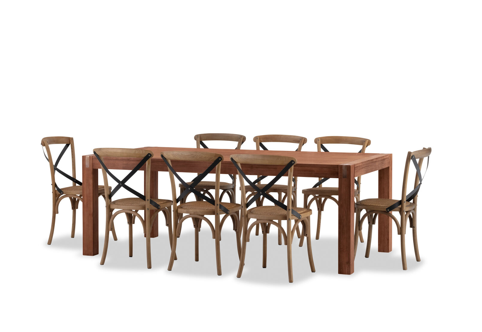SILVERWOOD - 9 Piece Suite with Avantee Chairs SILVERWOOD