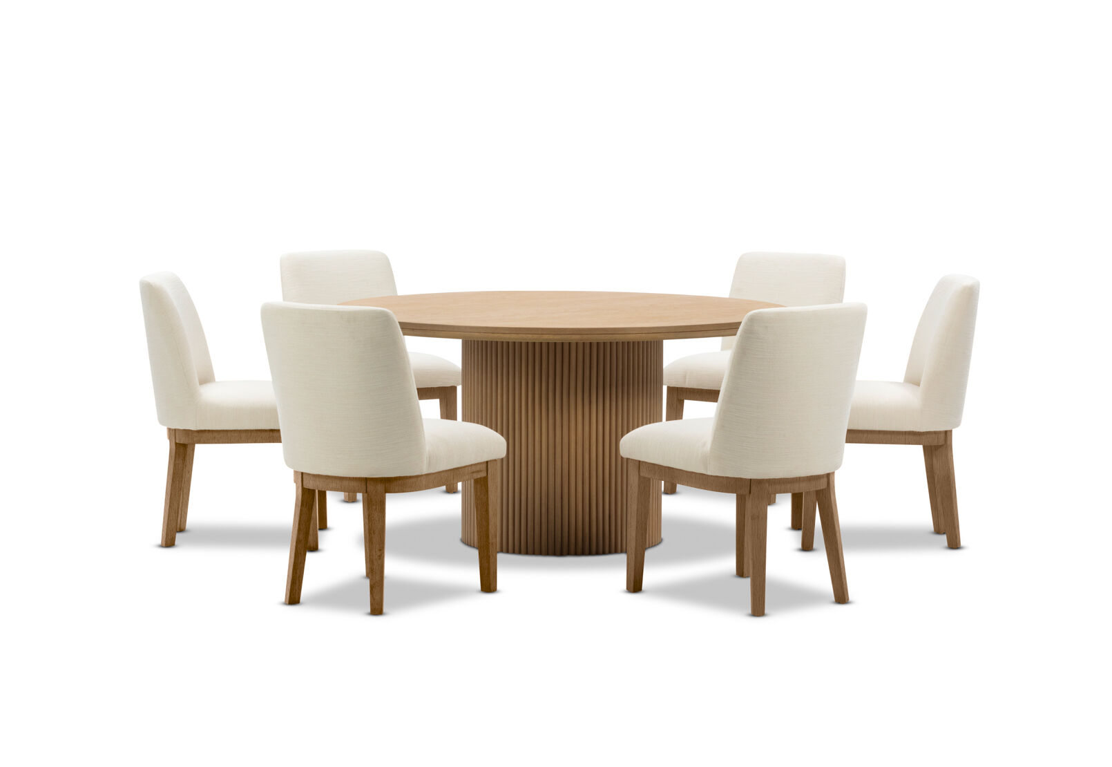 MIRAN - 7 Piece 1500 Dining Suite with Cora Dining Chairs MIRAN