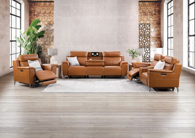 ARISTOTLE - Leather Electric Recliner