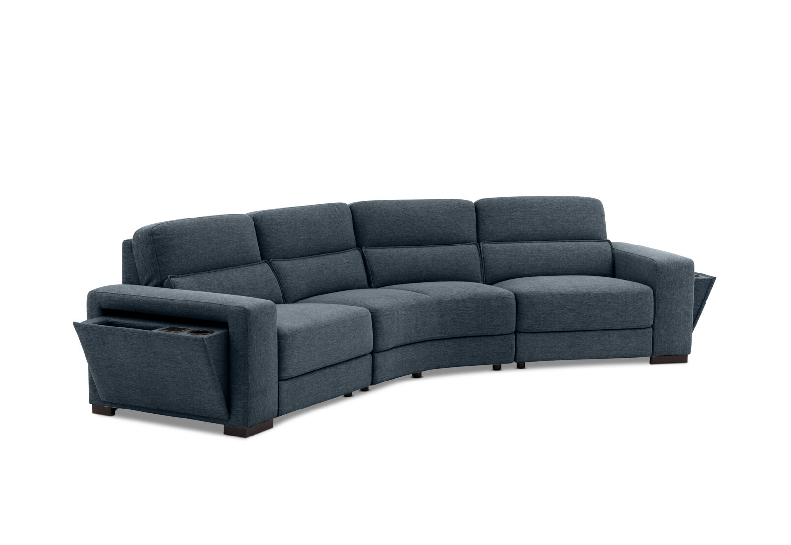 ELISEO FABRIC - 4 Seater Wedge Sofa ELISEO FABRIC