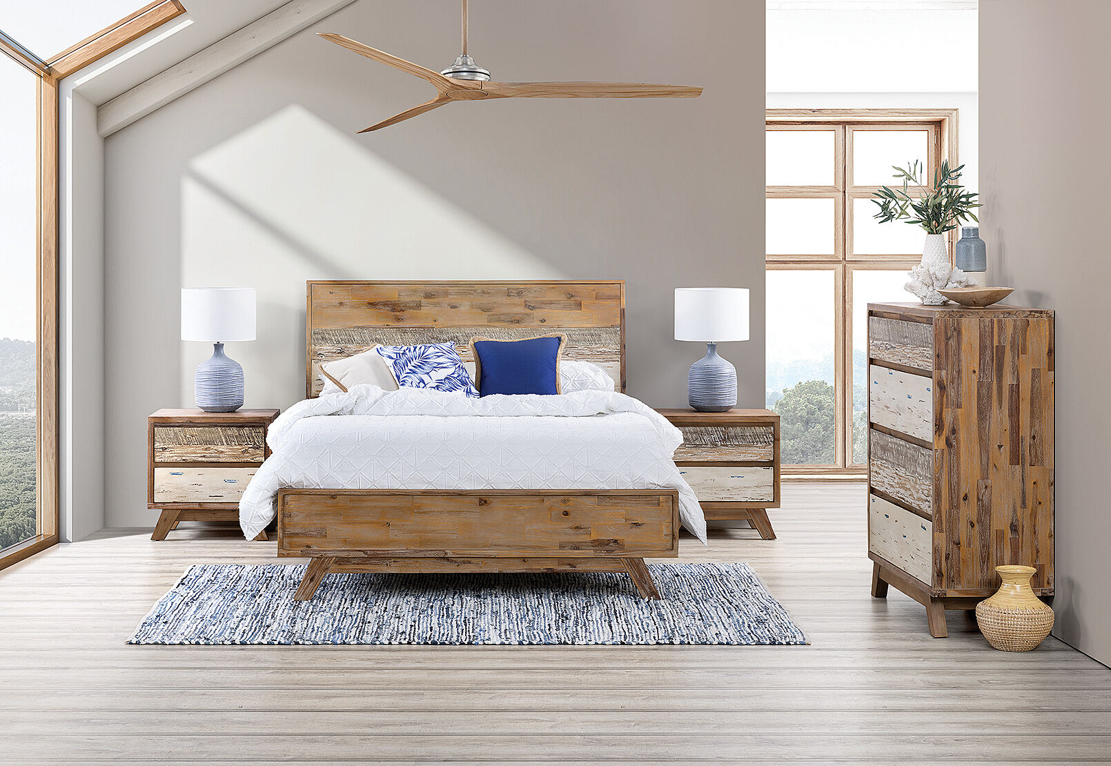 Boatwood 4 Piece Queen Bedroom Suite Amart Furniture