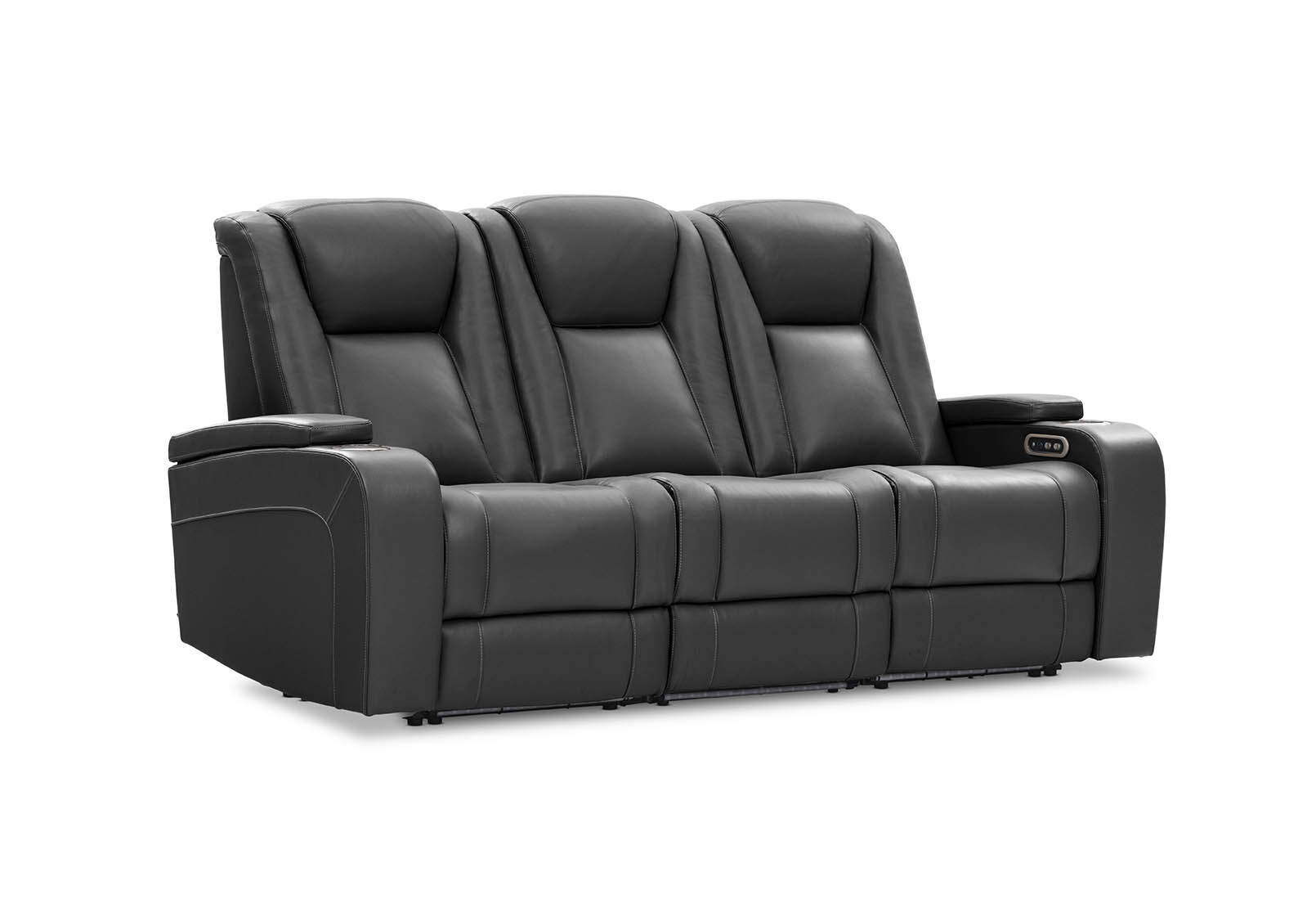 SENTINAL MK2 LEATHER - 3 Seater with 2 Electric Recliners SENTINAL MK2 LEATHER