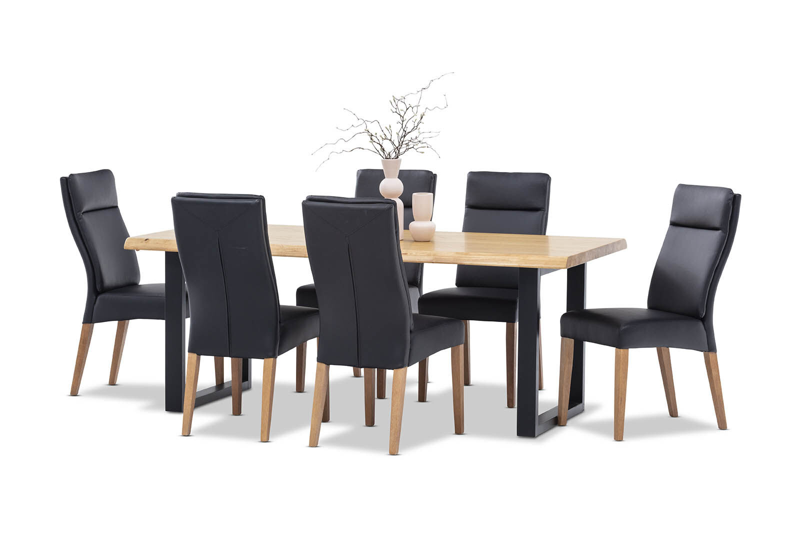 Amart leather dining 2025 chairs