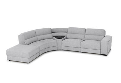 ELISEO FABRIC - 4 Seater Corner LHF Chaise with Console