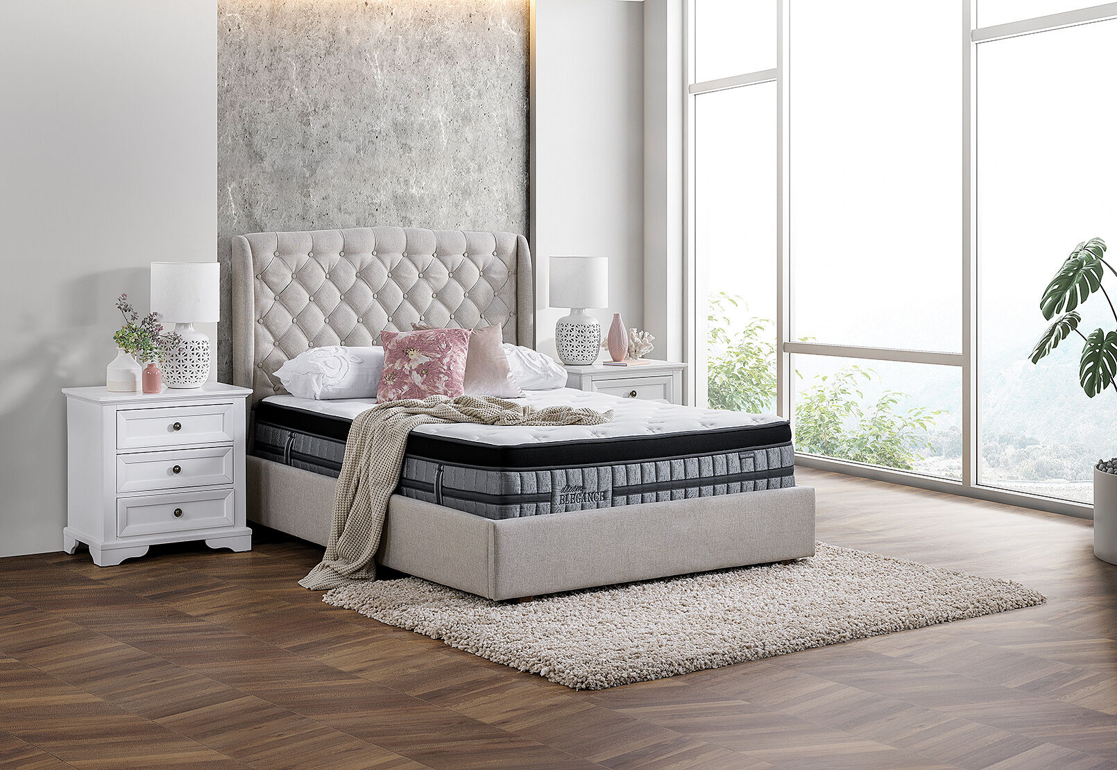 WHITE DREAM ELEGANCE 6500 COMFORT Queen Mattress