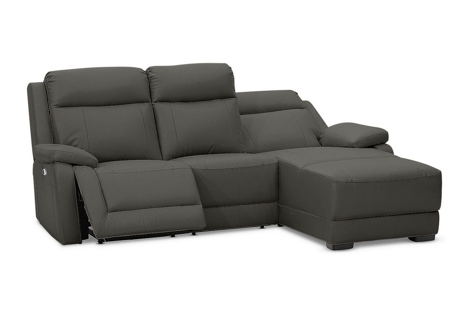 SAN MARCO - Leather 3 Seater Right-Hand Facing Chaise SAN MARCO