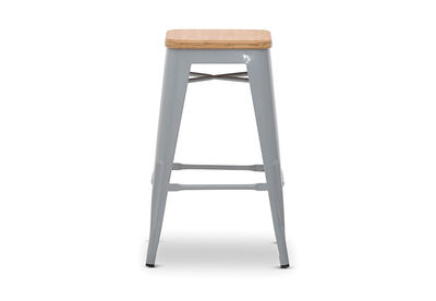 HARZ - 68cm Timber Seat Stool