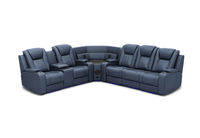 SENTINAL MK2 LEATHER - 5 Piece Corner with LHF Console SENTINAL MK2 LEATHER