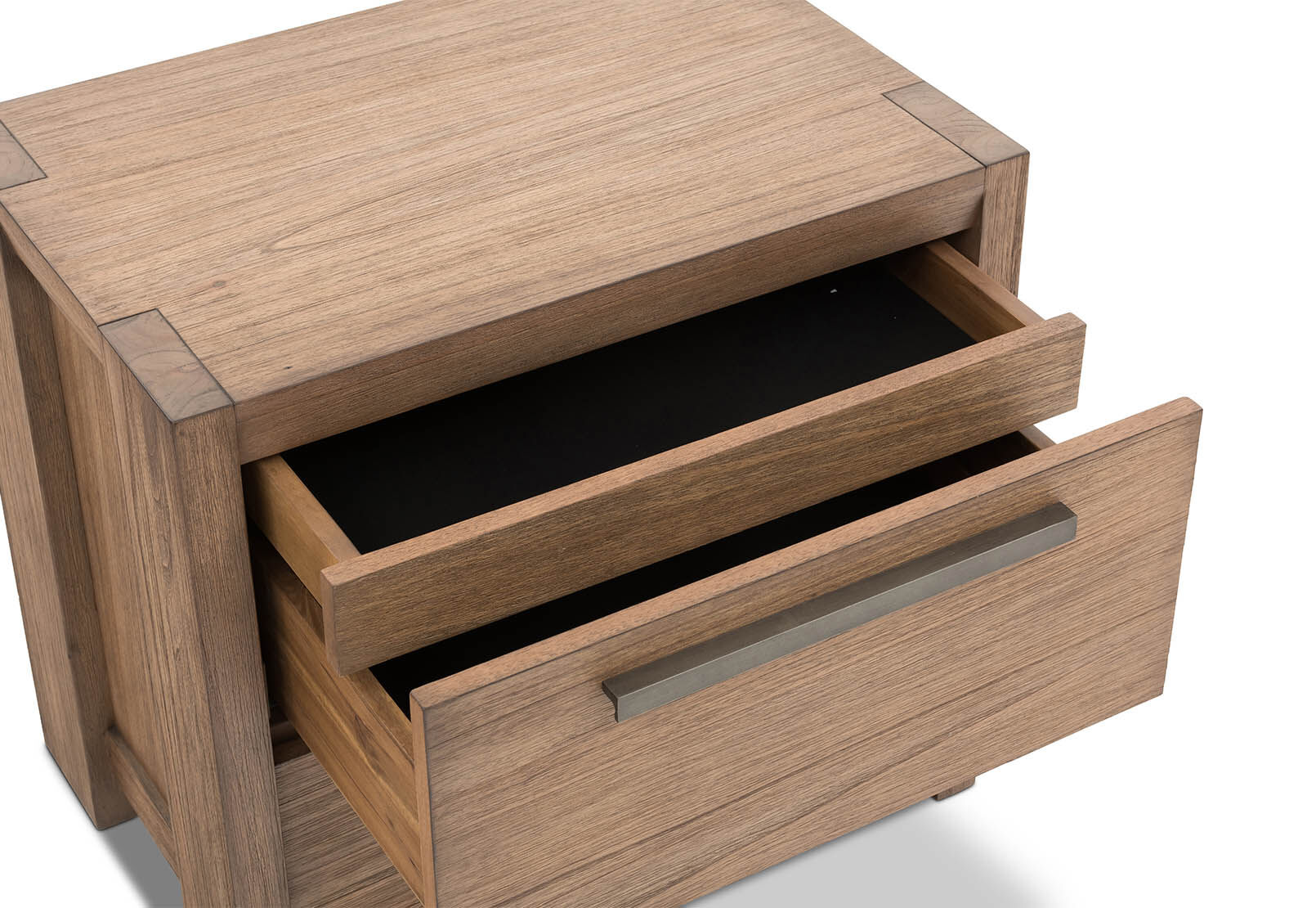 ROMULUS - 2 Drawer Bedside ROMULUS