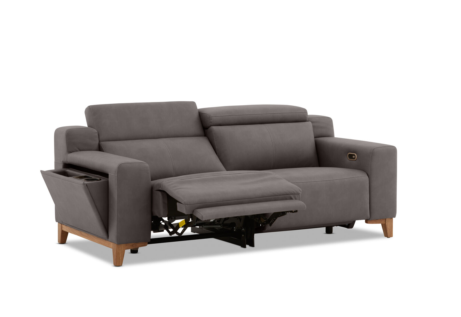 GAGE FABRIC - 2 Seater Sofa with Inbuilt Electric Recliners GAGE FABRIC