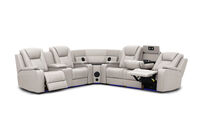 SENTINAL MK2 LEATHER - 5 Piece Corner with LHF Console SENTINAL MK2 LEATHER