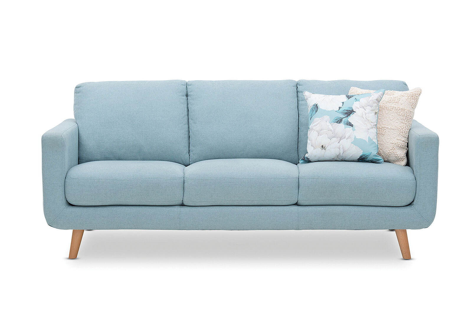 BLUE PHOEBE Fabric 3 Seater Sofa Amart Furniture