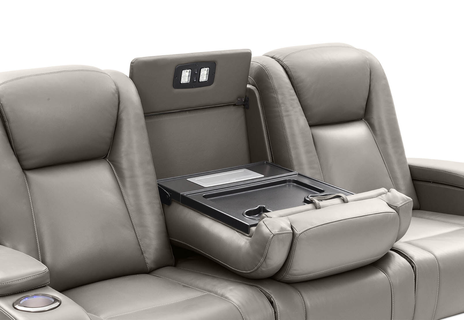 SENTINAL MK2 LEATHER - 3 Seater with 2 Electric Recliners SENTINAL MK2 LEATHER