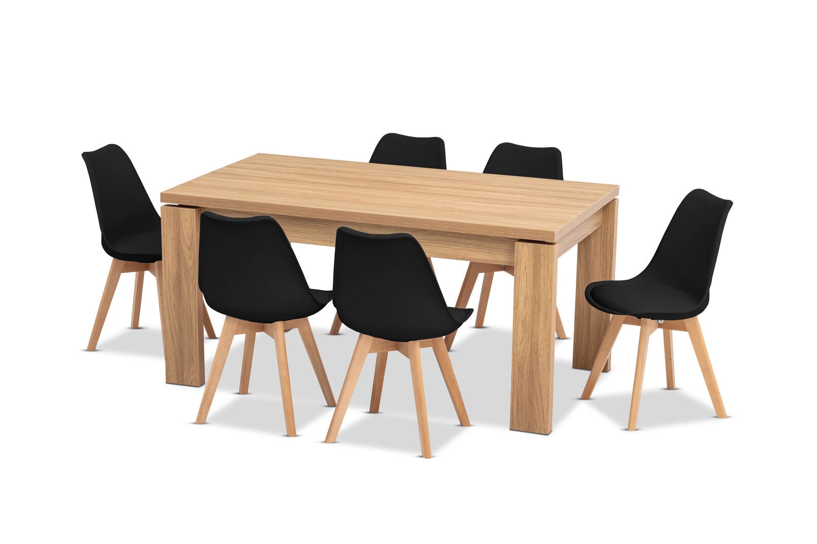 Jordann 7 Piece Dining Suite With Otis Chairs Amart