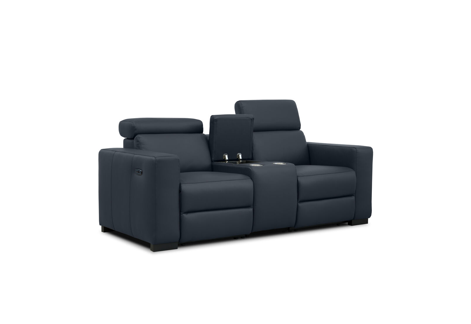 DAMIAN LEATHER - 2 Seater Sofa with inbuilt Electric Recliners DAMIAN LEATHER