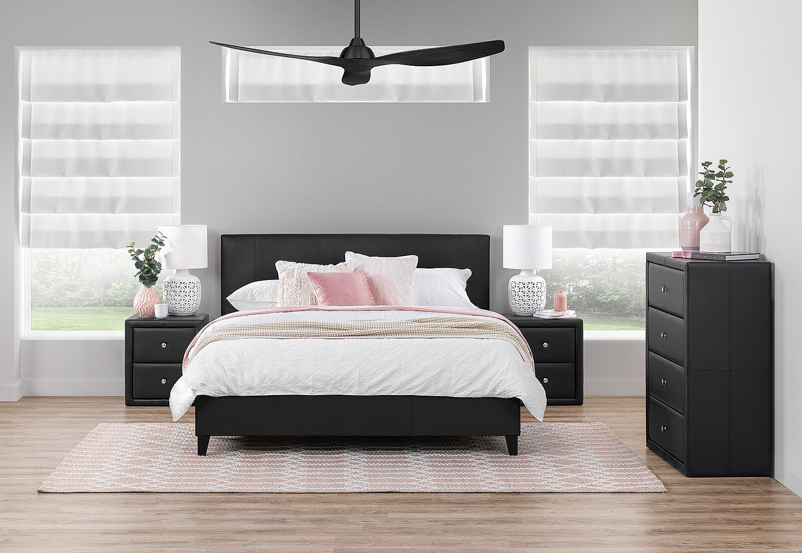 Bardot Mk2 4 Piece Double Bedroom Suite Amart Furniture
