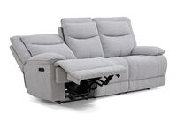 HARLINGEN FABRIC - 3 Seater Electric Recliners with Drop Down Table HARLINGEN FABRIC