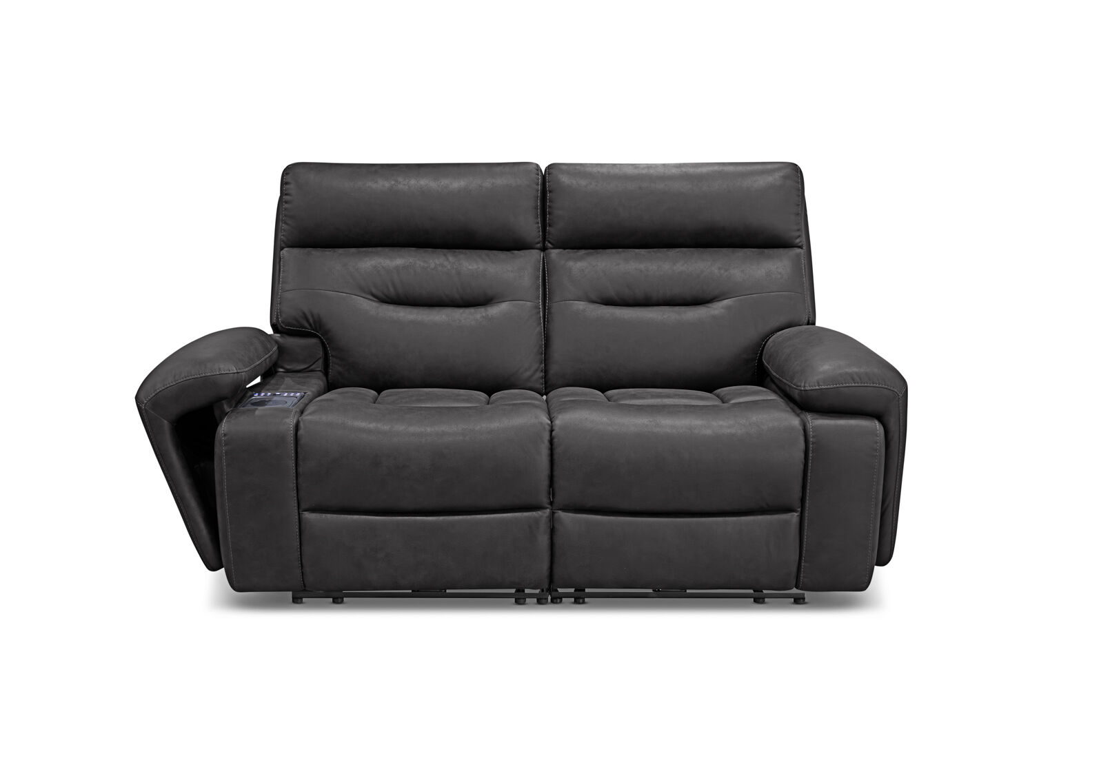 HOLLYWOOD FABRIC - Media 2 Seater with Electric Recliners HOLLYWOOD FABRIC