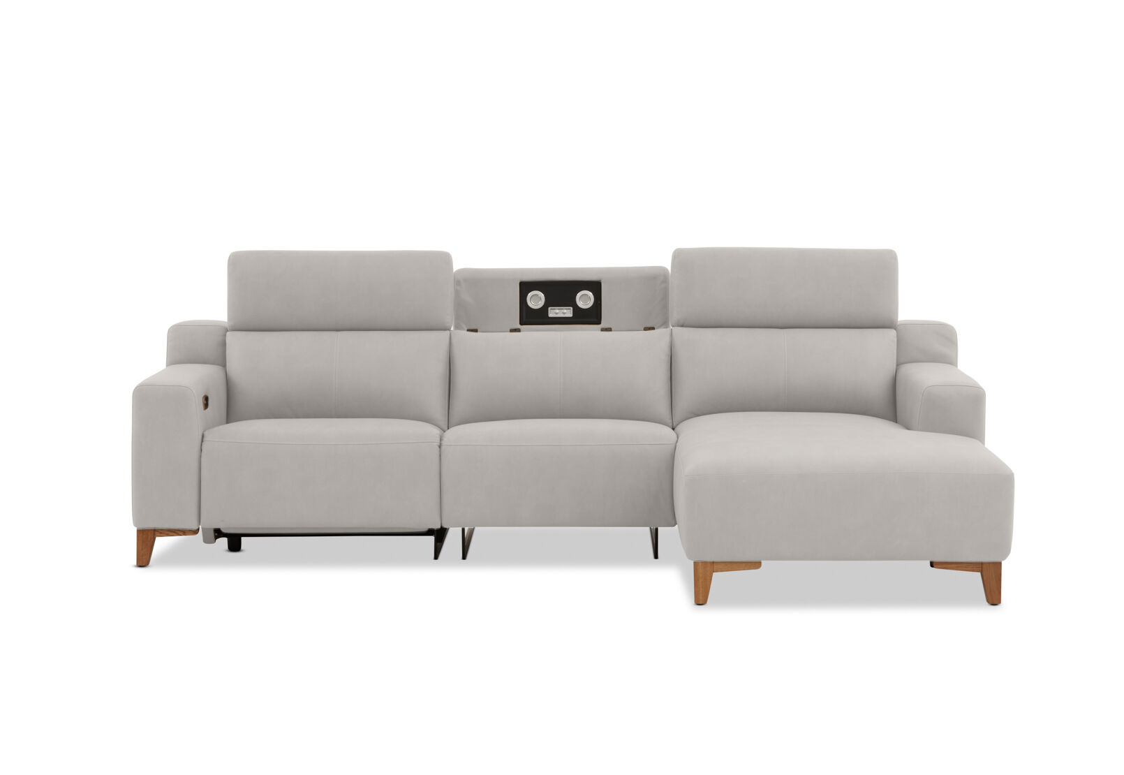 GAGE FABRIC - 3 Seater Sofa with Electric Recliner & RHF Chaise GAGE FABRIC