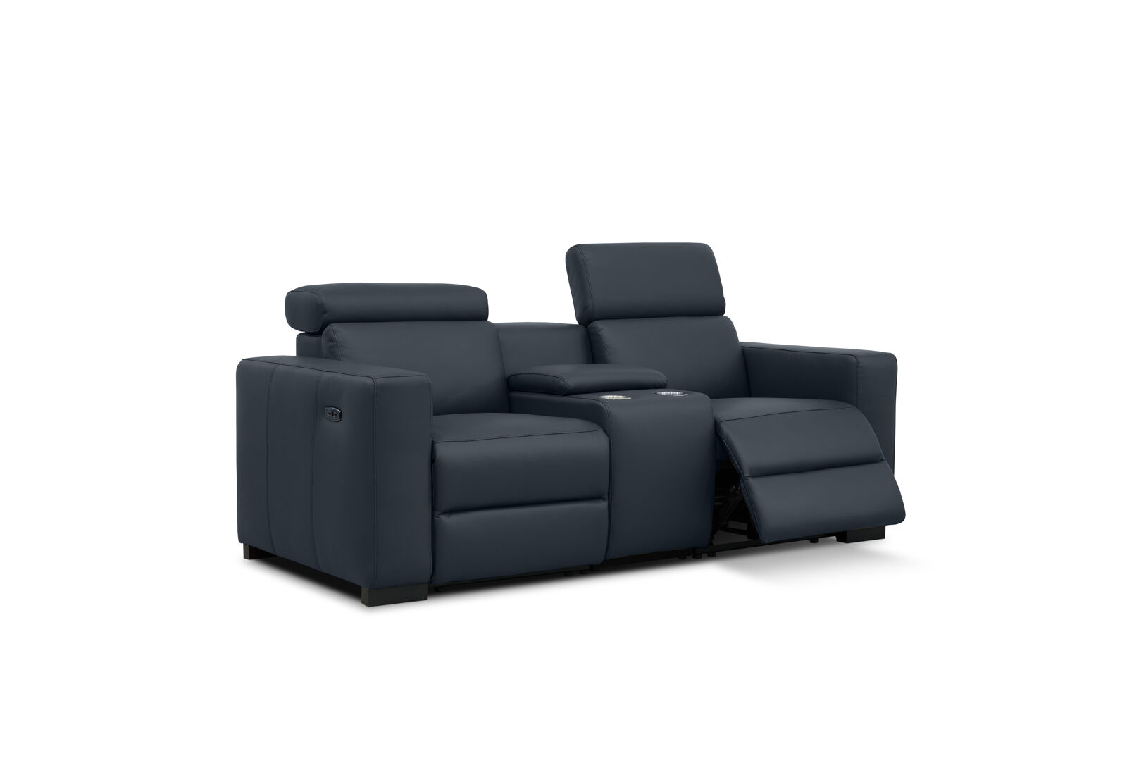 DAMIAN LEATHER - 2 Seater Sofa with inbuilt Electric Recliners DAMIAN LEATHER