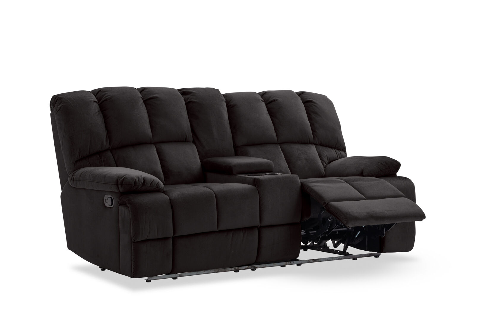 LEBRON FABRIC - 2 Seater with Recliners and Console LEBRON FABRIC