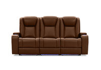 SENTINAL MK2 LEATHER - 3 Seater with 2 Electric Recliners SENTINAL MK2 LEATHER