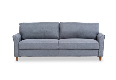 STRICKLAND - Dark Grey 3 Seat Sofa