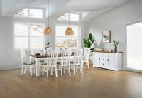 CHARLSBOURG - 9 Piece 2200 Dining Suite CHARLSBOURG