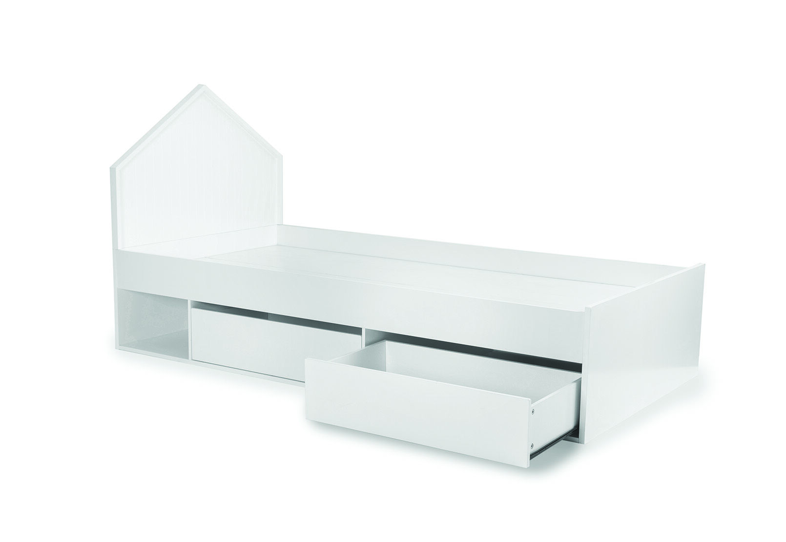 McLEAN - Single Bed House Headboard with Storage McLEAN