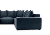 TILLEY FABRIC - Corner Lounge with Ottoman ( Fabric) TILLEY FABRIC