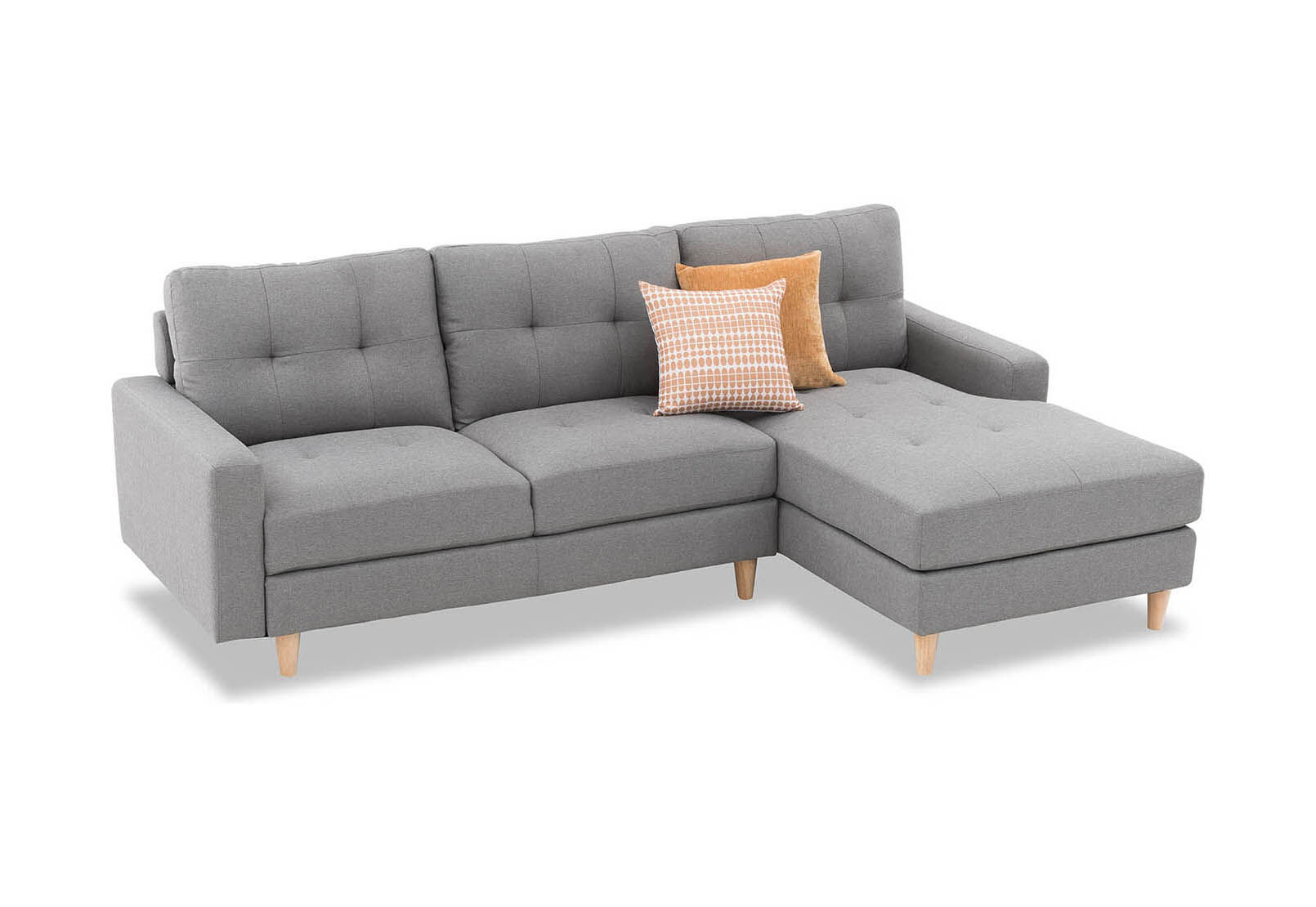 KELLER - Fabric 3 Seat RHF Chaise KELLER
