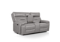 HOLLYWOOD FABRIC - 2 Seater with Electric Recliners & Console HOLLYWOOD FABRIC