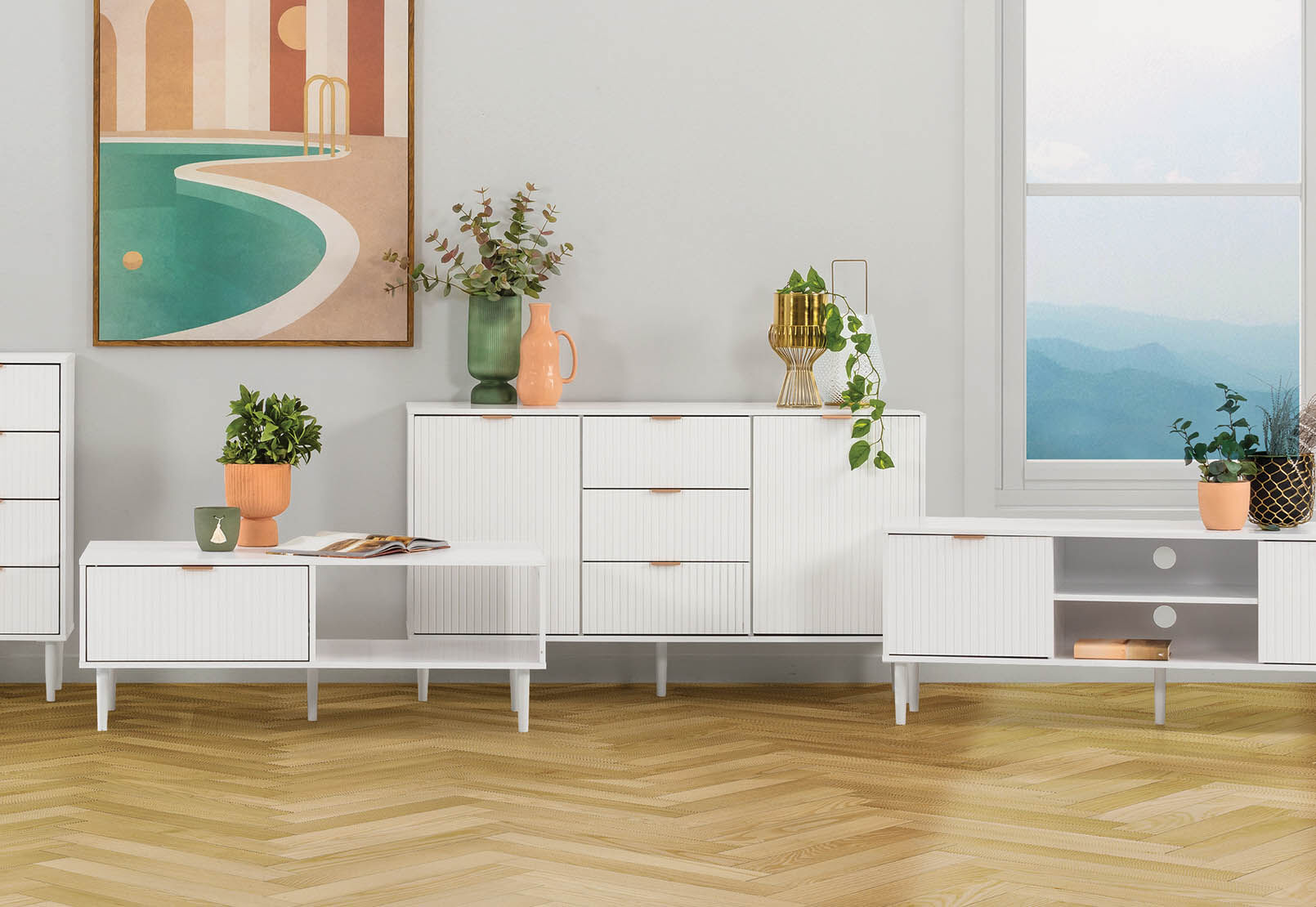 Amart outlet white buffet