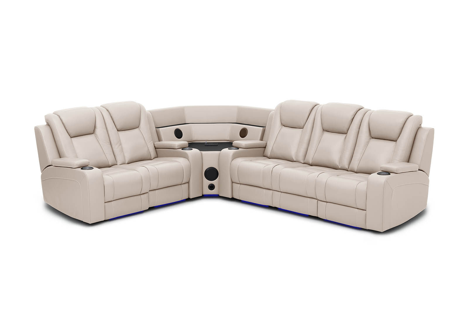 SENTINAL MK2 LEATHER - 5 Piece Corner with RHF 3 Seater SENTINAL MK2 LEATHER