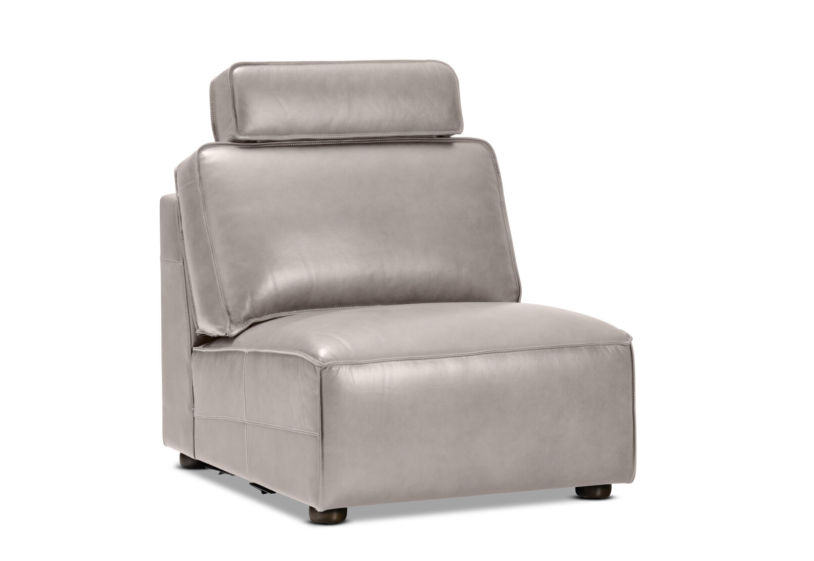 BARTELLE LEATHER - Modular Armless Chair BARTELLE LEATHER