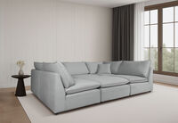 RONSTADT FABRIC - Corner Lounge with Ottoman RONSTADT FABRIC