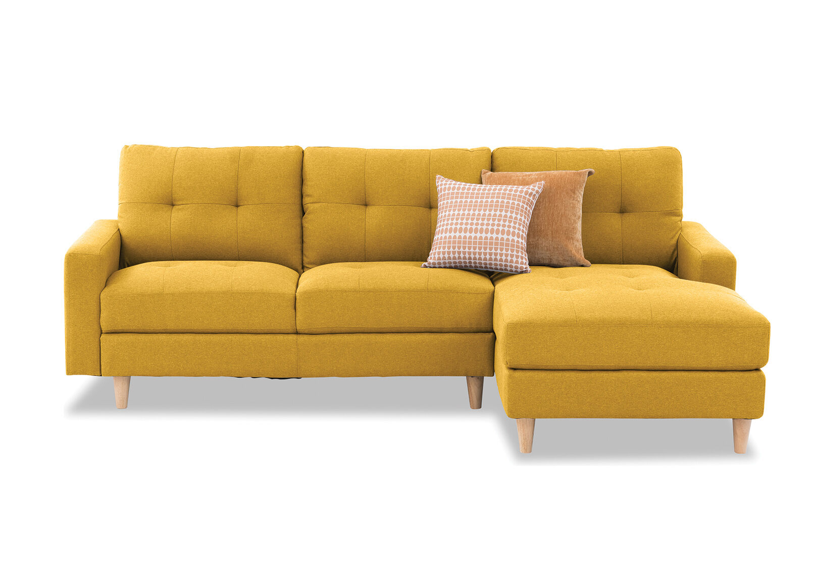 KELLER - Fabric 3 Seat RHF Chaise KELLER