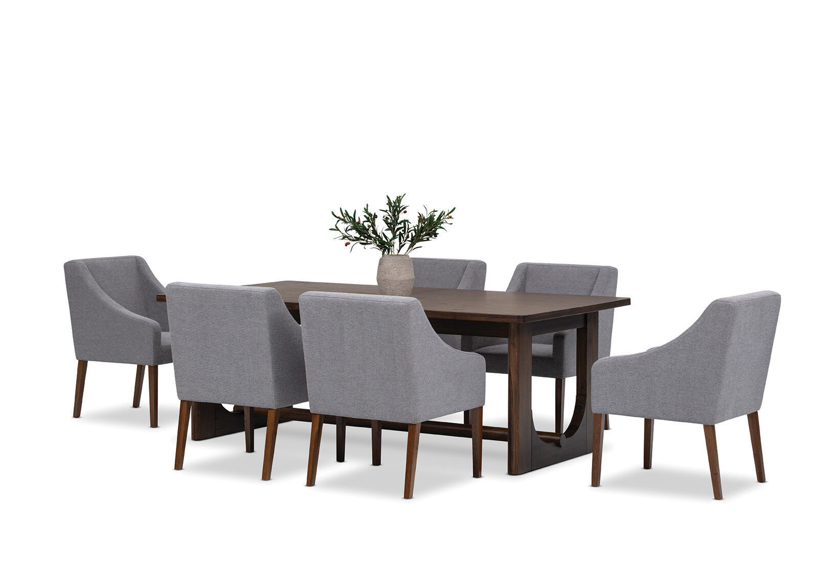NICCOLO - 7 Piece Extension Dining Suite with Volante Dining Chairs NICCOLO