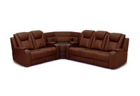 SENTINAL MK2 LEATHER - 5 Piece Corner with RHF 3 Seater SENTINAL MK2 LEATHER