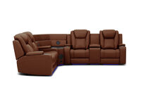 SENTINAL MK2 LEATHER - 4 Piece Corner with RHF Console SENTINAL MK2 LEATHER