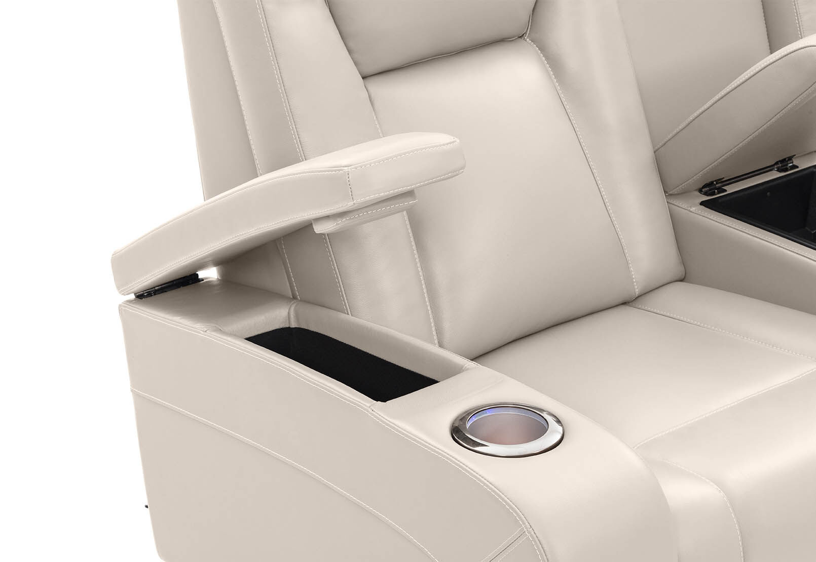 SENTINAL MK2 LEATHER - 2 Seater with 2 Electric Recliners and Console SENTINAL MK2 LEATHER