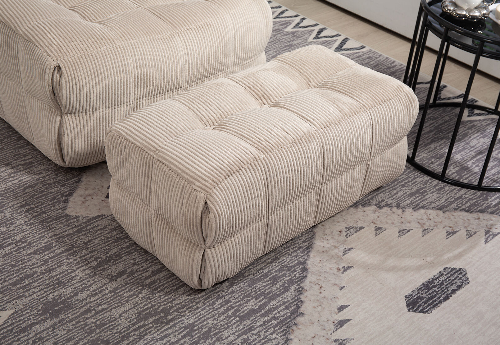 BAUTISTA - Accent Chair and Ottoman BAUTISTA