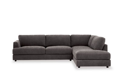 COURTNEY FABRIC - Corner Lounge with RHF Chaise