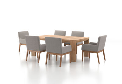 SORVINO - 7 Piece Dining Suite with Lazarus Dining Chairs